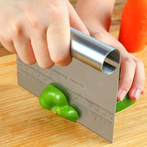 2 Pack Stainless Steel Dough Cutter Scraper Set (2 Count)