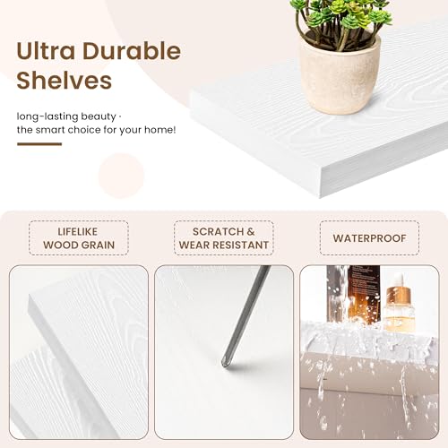 16 Inch Floating Shelves (2 Count)