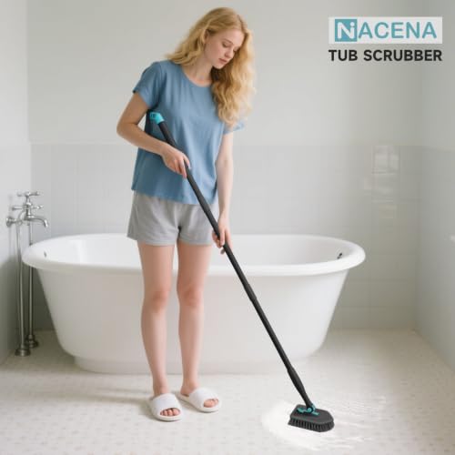 Shower Scrubber with Long Handle