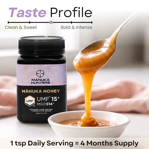 New Zealand Manuka Honey UMF 15+ (17.6 Ounce)