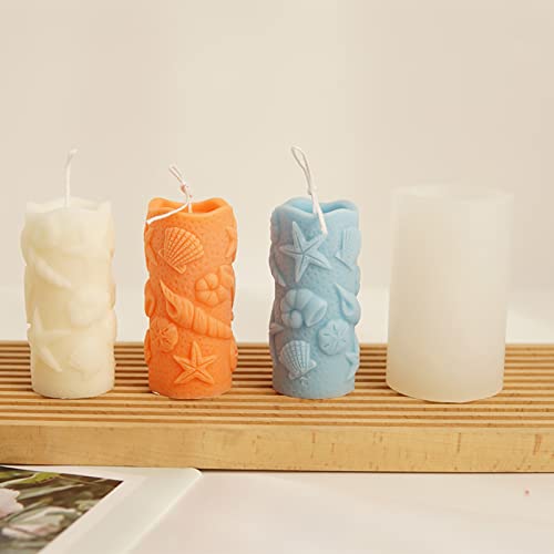 Shell Cylinder Silicone Molds for Resin