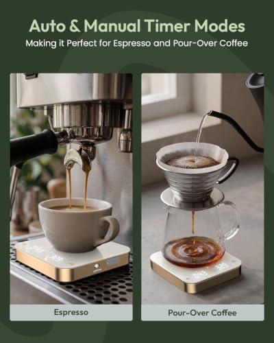 S2 Espresso Coffee Scale with Timer 0.1g Precision Shot Scale