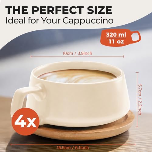 Cappuccino Cup Set of 4