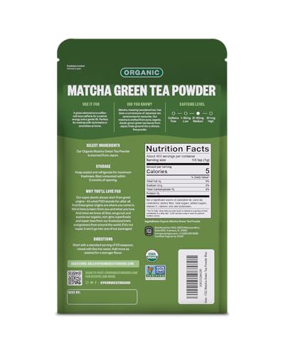 Organic Matcha Green Tea Powder (16 Ounce)