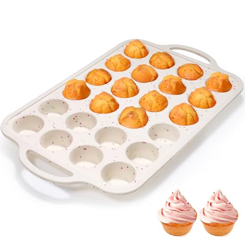 Silicone Mini Muffin Pan with Metal Frame