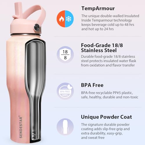 40oz Stainless Steel Water Bottle