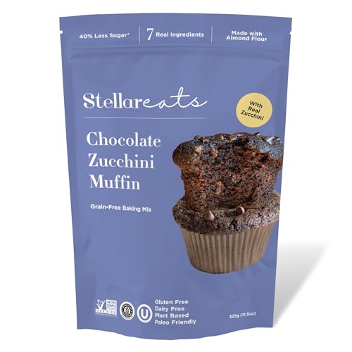 Grain Free Chocolate Zucchini Muffin Baking Mix (11.5 Ounce)