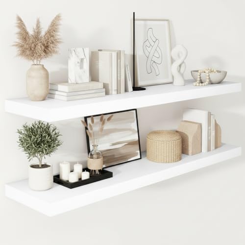 Deep Floating Shelves 48x12” Set of 2 (2 Count)