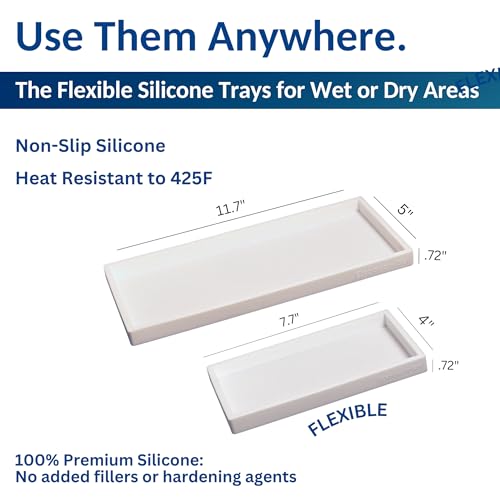 Countertop & Vanity Silicone Tray