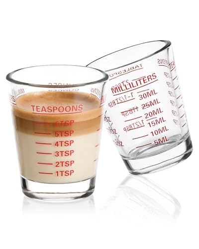 Shot Glass Measuring Cup Set (2 Count)