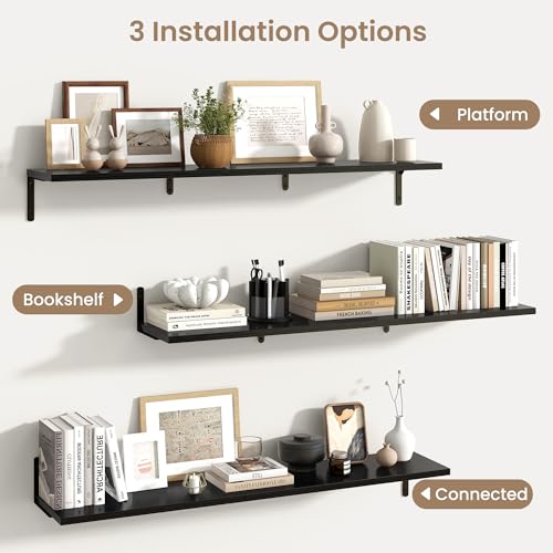 Deep Floating Shelves (2 Count)