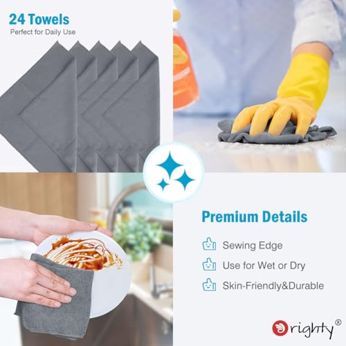 Microfiber Cleaning Cloth (24 Count)
