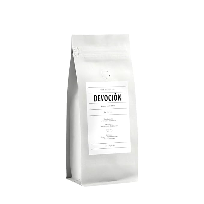 La Divina - Women in Coffee - Roasted by Devocion - Freshly Ground Coffee - 5 Pound Bag