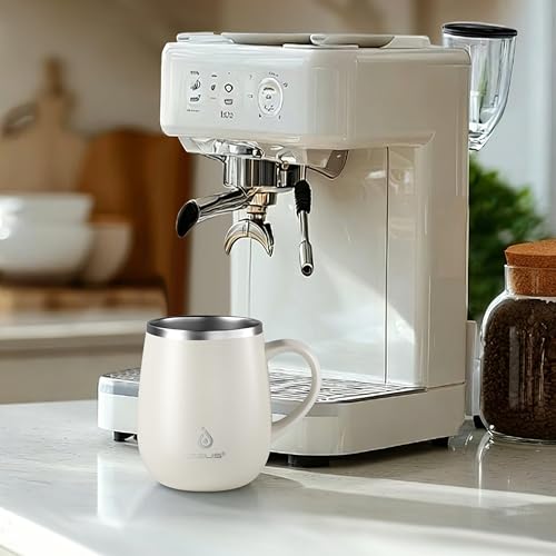 16 oz Insulated Coffee Mug with Lid and Handle