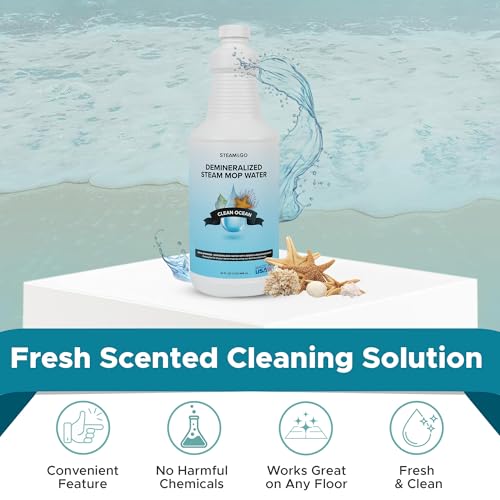 Steam & Go Demineralized Water for Steam Mop (192 Fl Oz)
