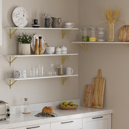 Long Wall Shelves (4 Count)