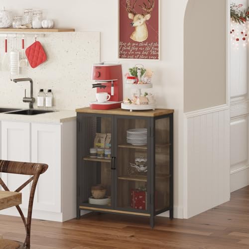 Coffee Bar Cabinet with Storage for Home Kitchen