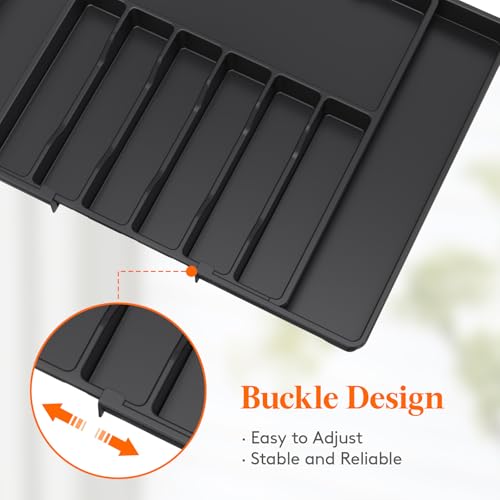 Extra Large Silverware Drawer Organizer
