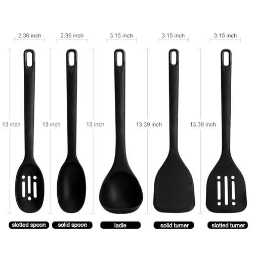 Silicone Kitchen Cooking Utensils Set