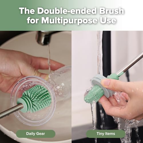 Silicone Cleaning Brush for Baby Bottles & Crevices
