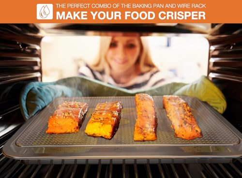 Stainless Steel Baking Sheet with Rack
