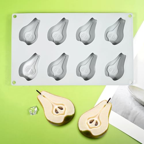 Pear Shape Silicone Mold 3D Cake Moulds Mousse For Ice Creams Chocolate Pastry Bakeware Dessert Art Pan Cake Mold