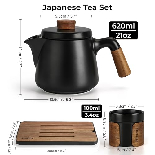 Japanese Chinese Tea Set 6 x 3.4 oz