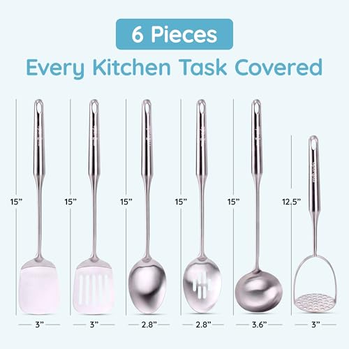 Stainless Steel Slotted Cooking Spoon
