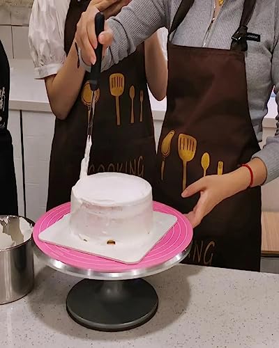 Silicone Baking Mat Cake Mat Silicone Cake Mat Silicone Baking Mat with Measurements for CakeTurntable Stand Non