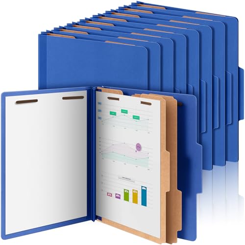 12 Pcs Classification Folders Letter Size Bulk