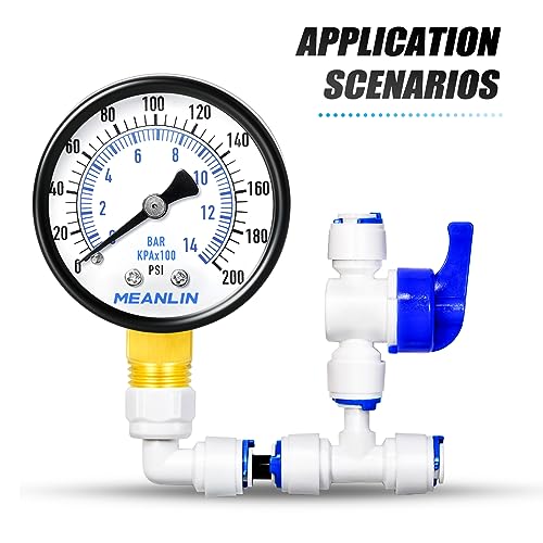 0 200Psi Well Pump Pressure Gauge 1
