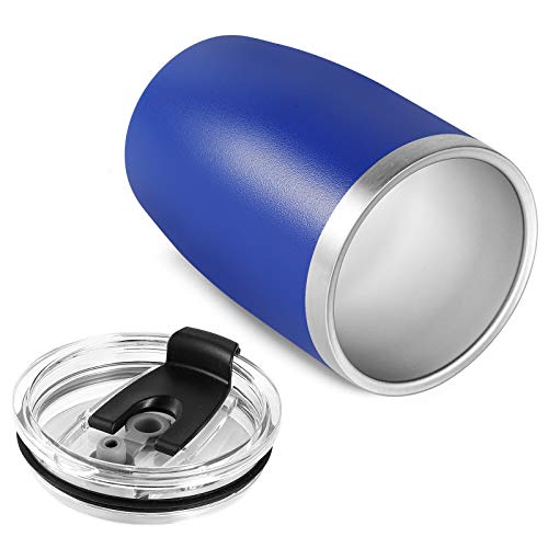 Stainless Steel 12 oz Tumblers bulk Vacuum Insulated Double Wall Travel Tumbler with Lid and Straw Reusable Tumbler (12 Count)