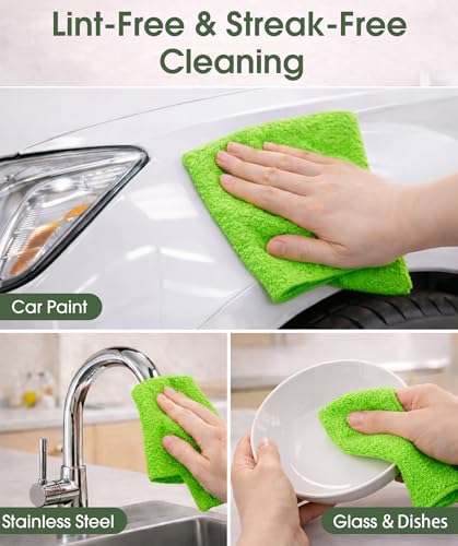 Microfiber Cleaning Cloth Roll (100 Count)