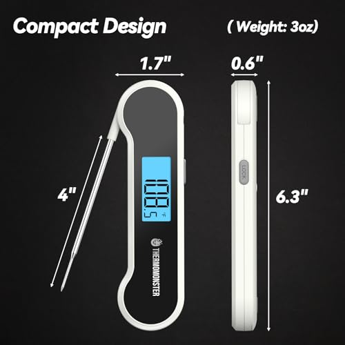 0.5 Sec Instant Read Meat Thermometer Digital for Cooking