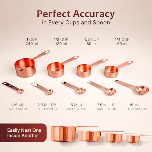 Measuring Cups and Spoons Set of 9