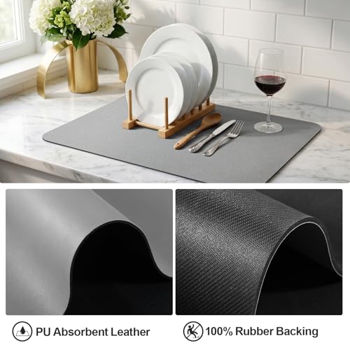 Dish Drying Mat for Kitchen Counter