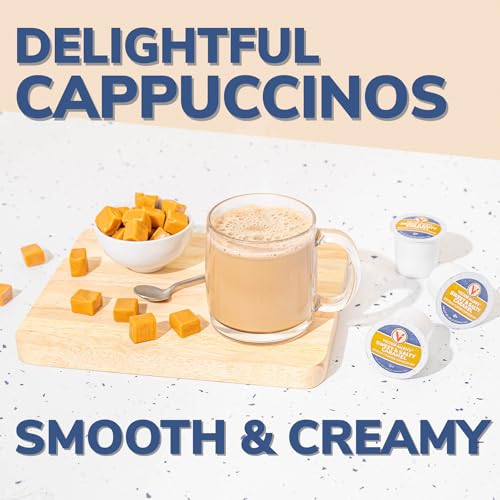 Sweet and Salty Caramel Flavored Cappuccino (12 Count)
