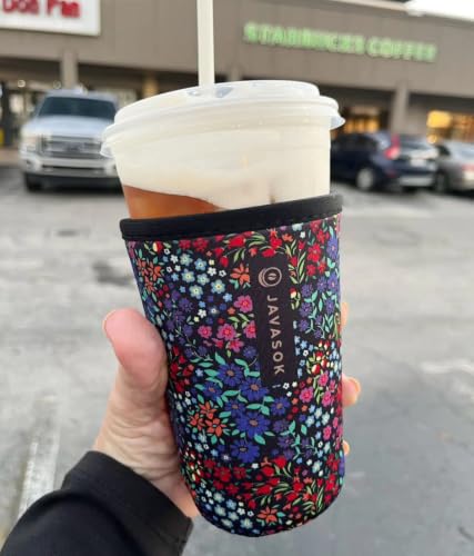 JavaSok Iced Coffee & Cold Soda Insulated Neoprene Cup Sleeve