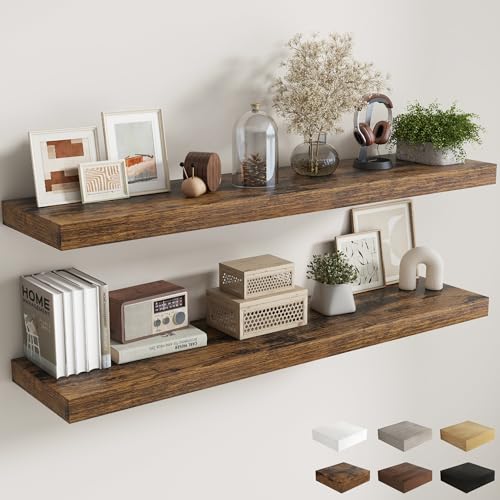 12 Inch Deep Floating Shelves (2 Count)