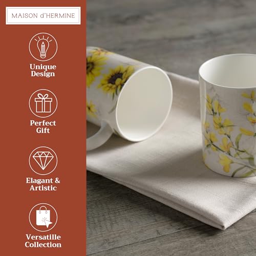 Coffee Mug with Handles Tea Cups (2 Count)
