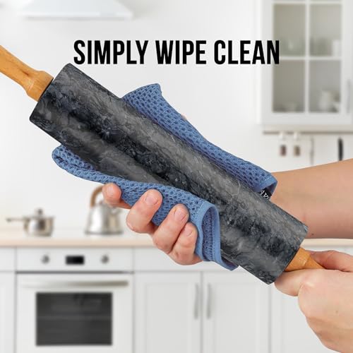 17 Inch Marble Rolling Pin With Stand