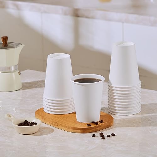 300 Pack 12 oz Disposable Paper Coffee Cup (300 Count)