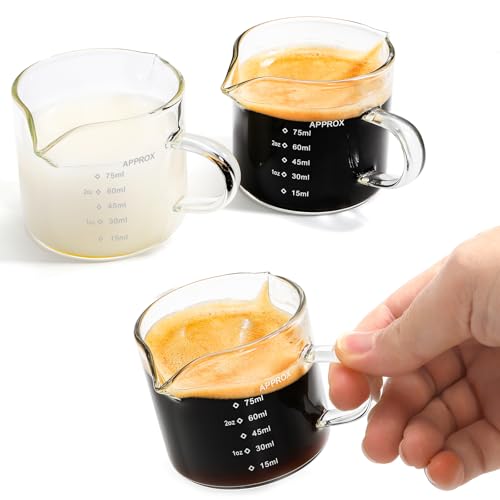 4 Pack Measuring Cups Espresso Shot Glasses