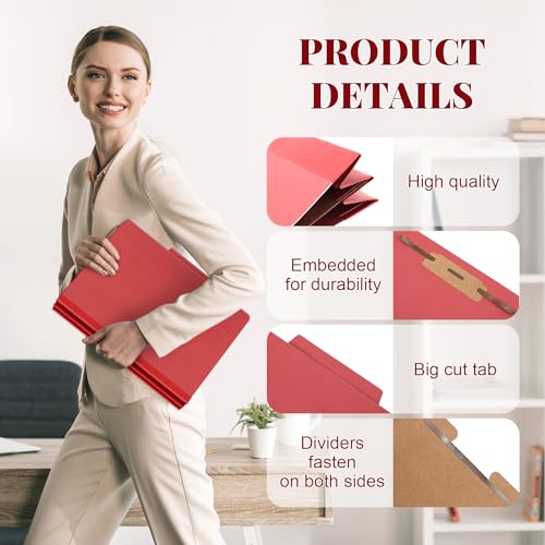 12 Pcs Classification Folder Letter Size