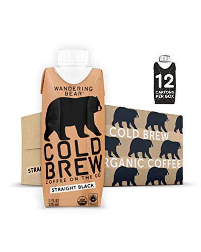 Straight Black Organic Cold Brew Coffee (132 Fl Oz)