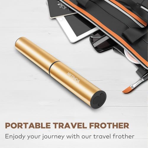 Rechargeable Milk Frother Handheld Electric Frother Wand Milk Foamer Drink Mixer for Coffee