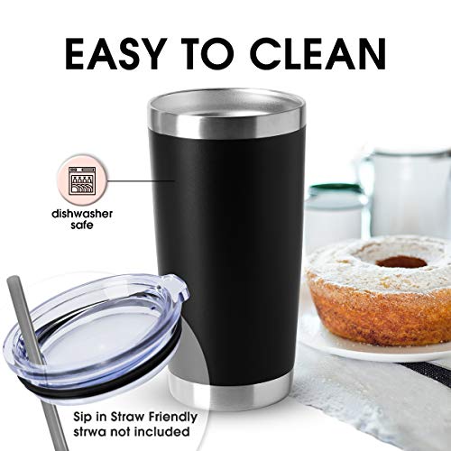 20oz Stainless Steel Tumblers Bulk (4 Count)