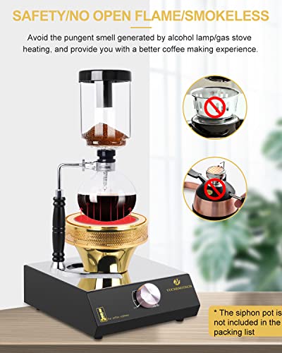 Halogen Beam Heater Burner Smart Siphon Beam Heater for Hario Yama Syphon Coffee Maker