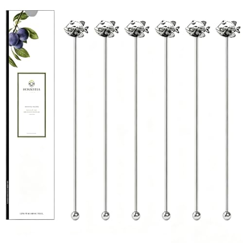 6 Pcs 7.5'' Metal Stir Sticks
