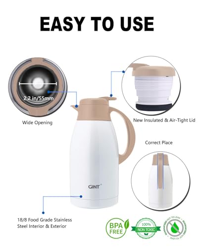 Stainless Steel Thermal Coffee Carafe